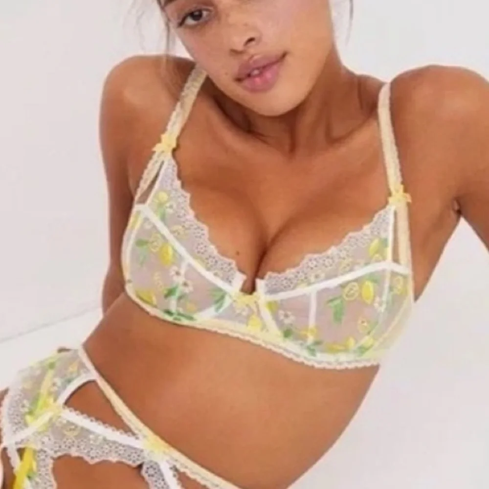 New! For Love & Lemons Lemon Daisy Underwire Bra 24565